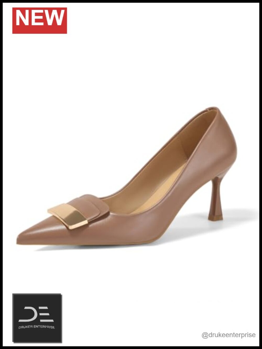 Women's Lambskin Insole Pointed Toe High Heel Pumps Dress Shoes